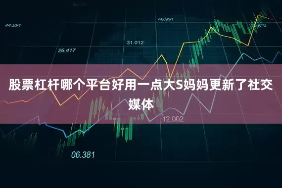 股票杠杆哪个平台好用一点大S妈妈更新了社交媒体